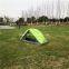 Green Color Wilderness Equipment Backpacker Tents Double Layer 1 Man Tent