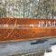 perforated metal wall cladding panels for corten steel