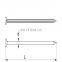 Heat treatment galvanized Q195 Polished Concrete Nail Factory Direct
