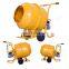 electric motor portable concrete mixer with plastic drum