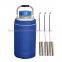 Hot sale portable small liquid nitrogen ice cream dewar flask 10L cryogenic tank for sale