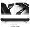 LTB116 Car GT Personalized modification Black double-layer aluminum alloy tail spoiler Universal 135CM