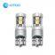 Очень яркий 3030 9smd 300lm белый клиновидный свет внутреннего освещения автомобиля t10 w5w лампа на светодиодах 3030