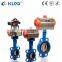 DN150 Cast Iron Pneumatic Butterfly Valve 6 inch Butterfly Valve