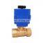 CTF001 series mini inlet electric ball  manual control 2-way electric water valve flow control