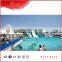 Aqua Play Fiberglass Multi-Lane Slides Water Park Equipment