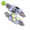 white canbus Al body Festoon C5W 36mm 3SMD 5050 Car sidelight,reading light, roof dome led