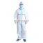 Disposable CE Cat III EN14126 EN1149 Type 3 4 Type 5 6 Full Body Ppe Overalls Personal Anti Virus Chemical Protective Clothing