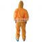 Cheap Waterproof Disposable Safety Clothing SMS Coverall with Hoods