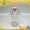 80ml Clear Swing Top Glass Bottle With Stopper