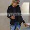 custom brand New Arrival Fashionable Autumn Long Sleeve Round Collar Lambswool Patchwork Wearable Both Sides Women Tank Coat