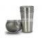 BPA Free Healthy Unbreakable Premium Metal Kids Cups stackable 12 oz Stainless Steel Cups for Kids and Adult
