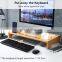 Bamboo Monitor Stand Riser 23 Inch Bamboo Desk Monitor Storage Organizer for Home and Office Computer Desk Laptop