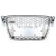 Hot sale RS4 front grille for Audi A4 S4 B8 front bumper grill RS4 center facelift mesh grill 2008-2012