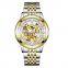 TEVISE T9006M Luxury Automatic Mechanical Watch Stainless Steel Business Skeleton Mechanical Watches Men Wrist