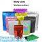 Stand Up Pouch Bag With Or Without Zipper, Flat Heat Seal Bag, Flat Bottom Bag, Back Seal Bag