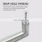 Amazon basics modern furniture handle square t bar Brushed Aluminum cabinet pull Square Cabinet Handle
