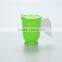 Reusable Cartoon Plastic Cups --Green