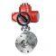 Pneumatic stainless steel butterfly valve