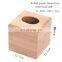 wholesale Natural Living Eco-friendly Rectangular Facial Simple Bamboo Tissue Box