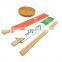 Wholesale Bamboo Disposable Twins Sushi Chopsticks with Open Paper Sleeve