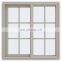 temper glass aluminium small double sliding windows for philippines