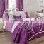 Wine piping flower jacquard comforter