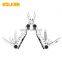 Multitool Fold the Pliers15 in 1 Portable Pocket Multifunctional Multi Tool  with Pliers Knife for Outdoor Survival Camping