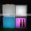 PE Plastic LED Ice Bucket Luminous Long Rectangle Buckets Light Color Changing Champagne Beer Red Wine Cooler Ice Pail