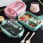 Trendy Reusable Premium OEM Custom Food Japanese Wholesale High Quality Children Kids Bento Lunch Boxes