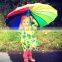 Rain Colors Umbrella, 7 Colors Waterproof Umbrella