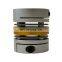 Disk type flexible shaft coupling Aluminum Alloy Double Disk coupling for Servo Motor