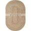 High Quality Oval Brown Woven Seagrass Rug Straw Floor Mat Carpet Vietnam Supplier