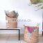 Hot Sale Multiuse Water Hyacinth Plant Holder Storage Laundry Basket With Easily Carring Handle