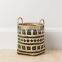 Wicker Natural Bamboo Storage Basket With Handle Planter Pot Laundry Basket Wholesale Handwoven Made in Vietnam