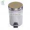 3 liter stainless steel flat cover plastic pedal bin chinese bathroom accessories