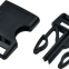 Bag Accessories Dual Adjustable POM Buckle Black Release Buckle for Bag Belt Straps
