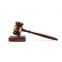 handcrafted judge law lawyer auctioneer gavel wooden hammer mallet round block set office desk accessories decor