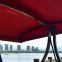 three seater red bean swing hanging chair