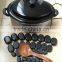 best quality hot stone set with stone heater ROHS approved