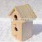 new finished wooden bird house wholesale