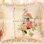 handmade ribbon embroidery cushion cover