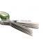 FDA approved stainless steel multifunctional magnetic kitchen multi-purpose shears scissors 5 layers herb scissors