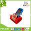 Soft pvc personalized mobile phone stands cell phone display stand