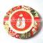 2016 New design round tea ceramic coaster wholesale for Christmas