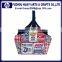 PU Leather Printing Design Photo Wooden Storage Basket Hanging Basket Chain
