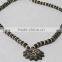 Spiritual Om Carved Necklace Boho Hippie Beach Jewelry