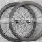 Black Hub 700C Tubular Carbon Wheel Set Professional UD Matt Carbon Road Bike Tubular Wheelset W65T