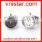 vnistar black watch quartz snap charm button NC001-2, fit button ring and button bracelet