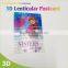 Custom design lenticular 3d card for promotion
